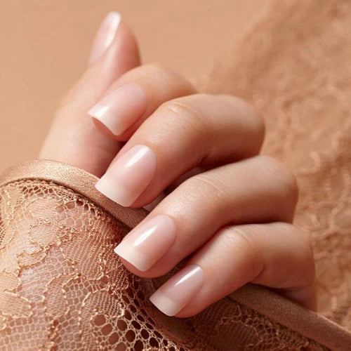 Kiss Salon Acrylic Nude French Nails, 28 Nails, KAN01