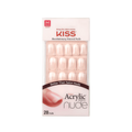 KISS Salon Acrylic French Nude Nails KAN03 28 Nalis