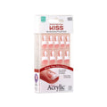 KISS Salon Acrylic French Nails Kit Alter Ego Real Short KSA03