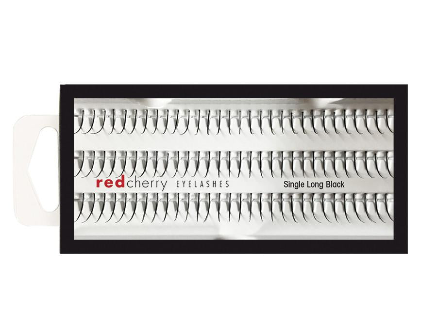 Red Cherry lashes individuals - Single long black